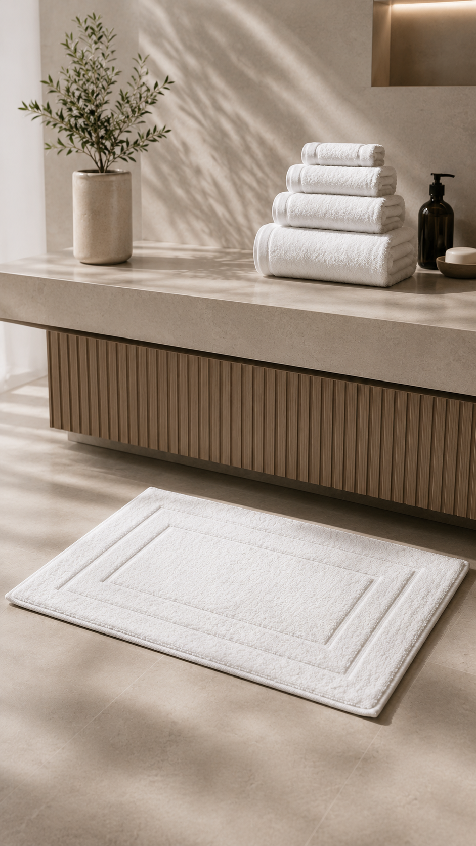 Maison™ Luxe Badmat – Wit