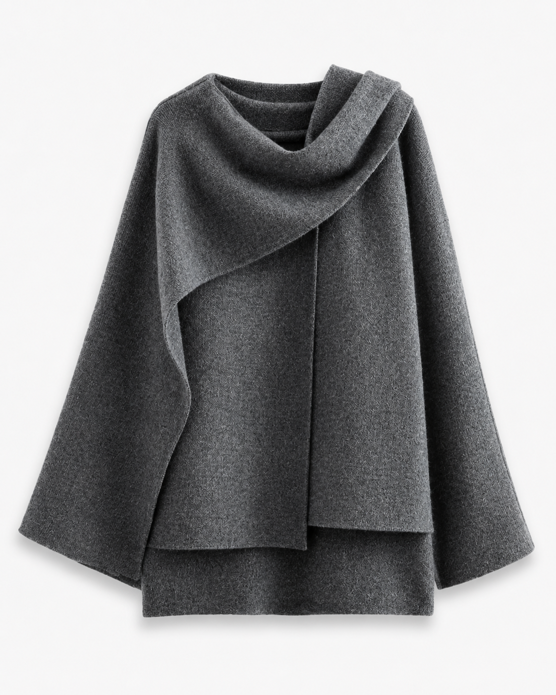 Noémie Scarf Knit – Grijs