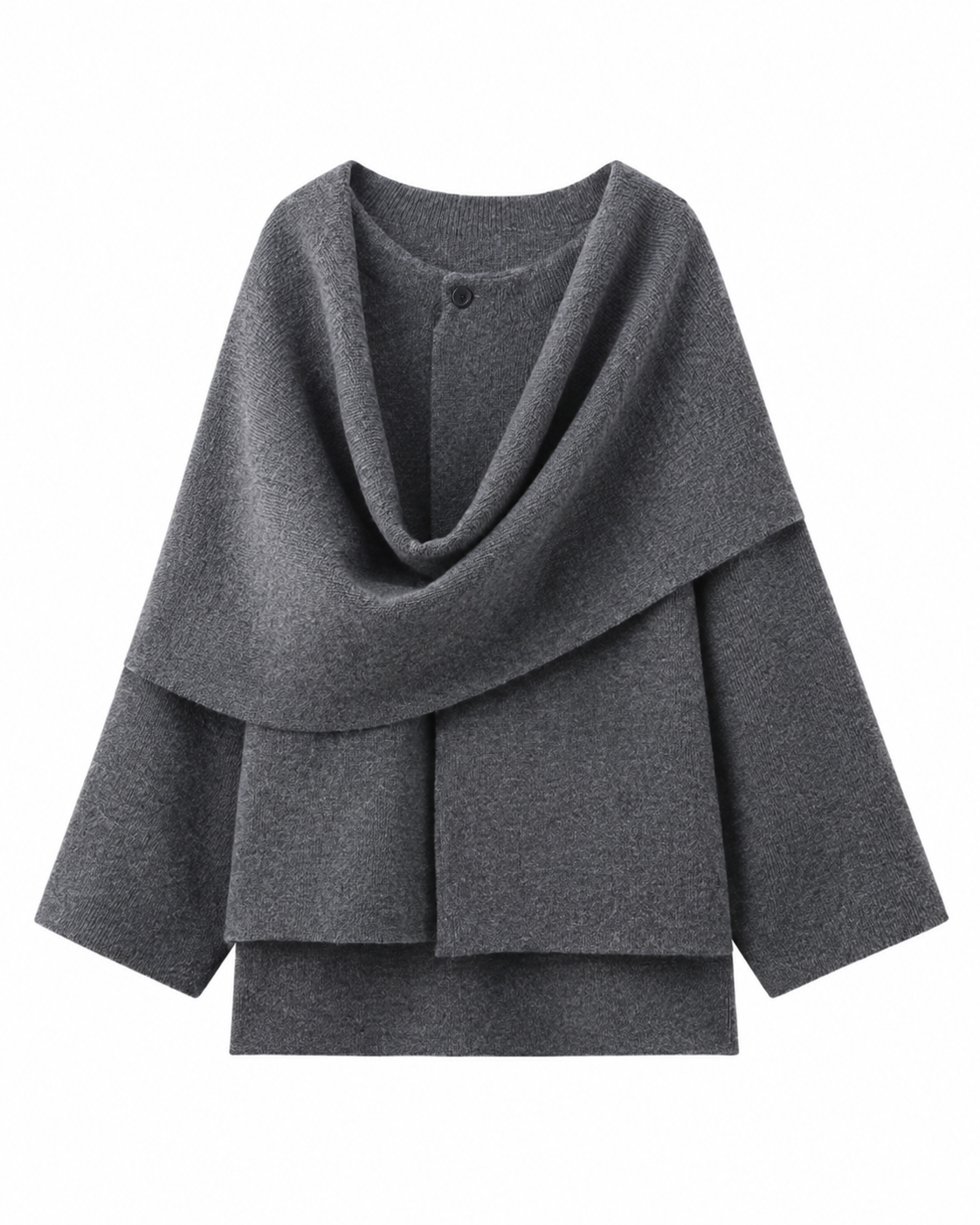 Noémie Scarf Knit – Grijs