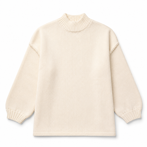 Amélie Relaxed Knit – Beige